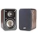 Polk Audio Signature Series S10 American Hi-Fi Home Theater Compact Satellite Surround Speaker - Pair (Classic Brown Walnut)