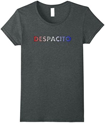 Womens Despacito Puerto Rico T-Shirt XL Dark Heather