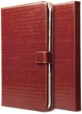 Zenus Lettering Diary Case for 10.1 inch Samsung Galaxy Tab 3 - Wine Red