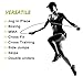 Best Rated Jump Rope by Brazen Academy - Firm Grip No Tangle Speed Ropes for Cardio Training, Cross Fitness, Exercise and Workout, Black