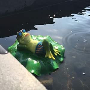 XMUMA Decoracion Creativa Rana Flotante Adornos Decoración De Jardín Al