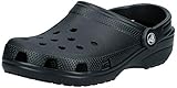 Crocs Women's Classic Clog|Comfortable Slip on Casual Water Shoe, Black, 8 Women/6 Men