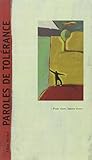 Paroles de Tolerance (Collections Litterature) (French Edition) by 