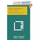 Finite Dimensional Vector Spaces: University Series in Undergraduate Mathematics