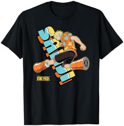 Amazon.com: One Piece Anime Purple Streak Black Leg Sanji T-Shirt
