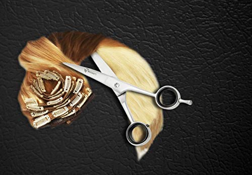 Professional Hair Cutting Scissors - Sharp Blades Hair Shears/Barber Scissors/Mustache Scissors - J2 Stainless Steel Hair Scissors - 6.5\