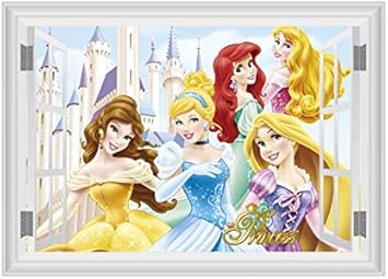 Dibujos Animados Belle Ariel Belle Aurora Princesa Pegatinas De