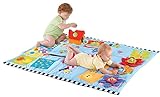 Baby Play Mat - Discovery Mat With Spinning Activity Flowers And Play Ball