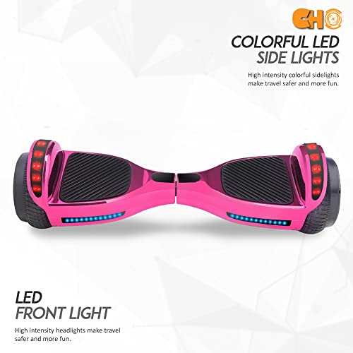 cho Hoverboard for Kids Adults Built-in Wireless Bluetooth Speaker