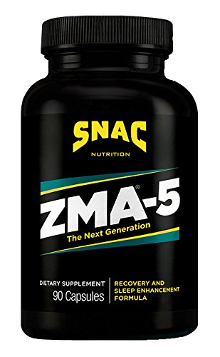 SNAC ZMA-5 With 5-HTP Recovery and Sleep Enhancement Formula, 90 Capsules