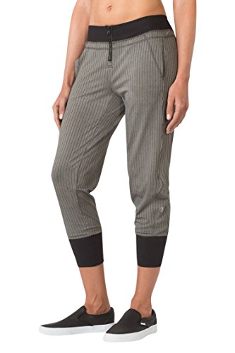 Mpg julianne hough women s simpatico cropped jogger s black strip…