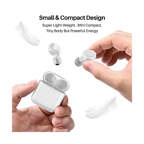 TOZO-T6-True-Wireless-Earbuds-Bluetooth-Headphones-Touch-Control-with-Wireless-Charging-Case-IPX8-Waterproof-TWS-Stereo-Earphones-in-Ear-Built-in-Mic-Headset-Premium-Deep-Bass-for-Sport-White TOZO T6 True Wireless Headphones Bluetooth Earbuds Touch Control with Wireless Charging Case IPX8 Waterproof Stereo…
