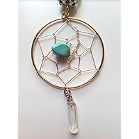 Golden Dream Catcher, Car charm, Truck, Window, Rear View Mirror Hangers, sun catcher