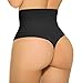 ShaperQueen103 Tummy Control Shapewear Thong for Women – Tummy Control Thong, Tummy Shapewear, Shapewear Tummy Control (Medium, Black)