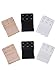 eBoot 6 Pieces Women's Bra Extender Bra Strap Extension 2 Rows 3 Hooks, 3 Colors
