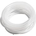 Quickun Pure Silicone Tubing, 10mm ID x 13mm OD High Temp Food Grade Tube Pure Silicone Hose Tube for Home Brewing, Beer Line, Kegerator, Wine Making, Aquaponics, Air Hose by Proper Pour (16.4 Ft)
