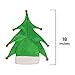 Windy City Novelties Ugly Sweater Christmas Party Kit - Green Christmas Tree Holiday Hat + LED Christmas Bulb Necklace Combo