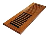 Decor Grates WLC414-N 4-Inch by 14-Inch Wood Floor Register, Natural Brazilian Cherry