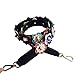 Lam Gallery Flower Rivet PU Leather Wide Purse Replacement Straps for Womens Handbag Replacement Purse Handle Strap Extender Decorative Shoulder Straps Accessories DIY Your Bag Colorful