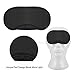 Hicarer 15 Pack Eye Mask Sleeping Blindfold Soft Eye Shade Cover with Nose Pad and Adjustable strap for Travel Sleep, Black
