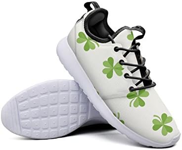Clover Pattern Women's Retro Tennis Sneakers Lightweight Mesh Gym Shoes