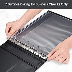 7 Ring Business Check Book Binder, 600 Checks