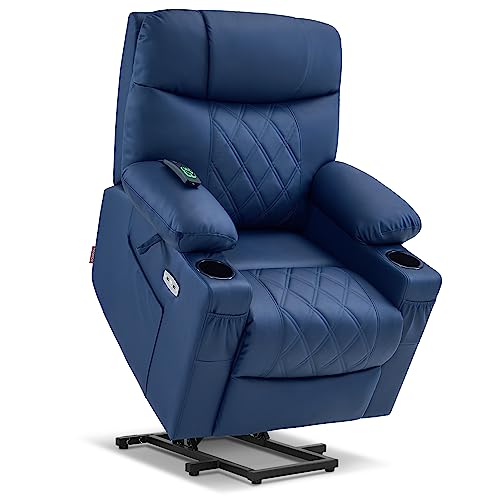 MCombo Small Power Lift Recliner Chair Sofa with Massage and Dual Heating,...
