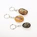 72PCS RockImpact Inspirational Stones Key Chains, Wholesale Lot, Engraved Natural River Rock Key Rings Keychains, Healing Stone Keychain Bulk Lot, Different Words Assorted Sayings (72 Pieces)