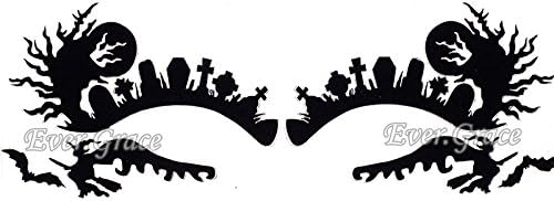 3 Pairs Temporary Eye Tattoo Eyeshadow Eyeliner Sticker Transfer Makeup Halloween Party Tool (10)