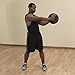 Body-Solid Heavy-Duty Exercise Medicine Balls with Dual Handles (BSTDMB25), Durable Non Slip Rubber Grip Medicine Ball for Weights Training, Weightlifting & Core Workouts, Black, 25lb Weight