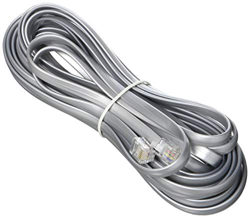 Monoprice 100943RJ12 6P6C Reverse Landline Telephone Cable, 25-Feet for Voice