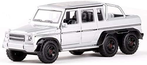QAQW All New 1:32 G63 6X6 Suv Alloy Diecast Car Model Toy Off-Road Vehicle With Pull Back For Kids Birthday Gifts Toy