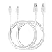 MaGeek Micro USB Cable (2-Pack)(10ft), Extra Long High Speed USB Charge and Sync Cord for Samsung, Nexus, LG, Motorola, Android Smartphones and More (White)