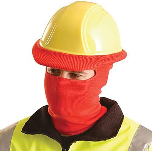 hard hat covers safety orange