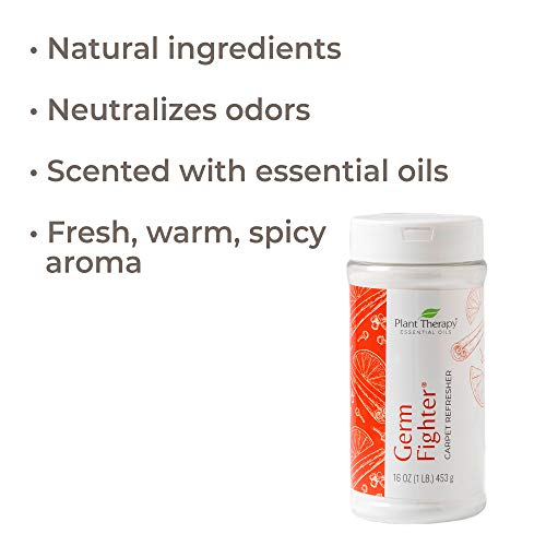 Plant Therapy Germ Fighter Carpet Refresher 16 oz Refreshes Carpets and