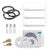 27k BTU 22 SEER Multi-Zone MrCool DIY 3 Zone