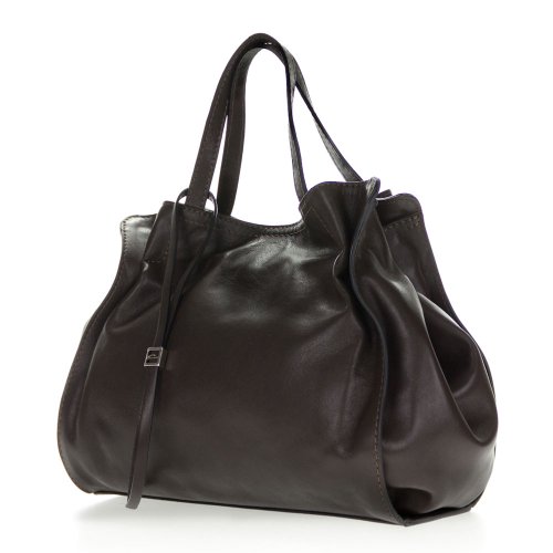 Gianni Chiarini Italian Made Dark Brown Leather Handbag