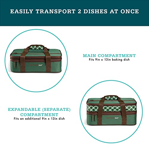 Rachael Ray Expandable Lasagna Lugger, Insulated Casserole Carrier