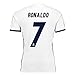 Ronaldo #7 Real Madrid Home Kids Soccer Jersey Kit with Free Shorts Youth Sizes (Youth Small: 6-8 years old)