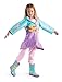 Kidorable Blue Mermaid Natural Rubber Rain Boots w/Fun Fishtail Pull On Heel Tab