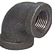Anvil 8700123709, Malleable Iron Pipe Fitting, 90 Degree Elbow, 1/2