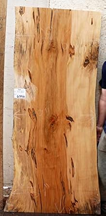 Amazon Com Ambrosia Wood Slab Countertop Live Edge Bartop Natural