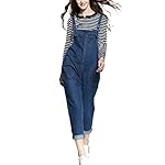 Women’s Loose Baggy Denim Bib Overalls Romper Jumpsuit Pants www.denim.fit