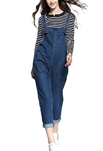 Women’s Casual Elastic Waist Midi Long Denim Skirt with Pockets www.denim.fit 3