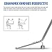 Ergonomics Silver Aluminum Laptop Stand with USB3.04thumb 3