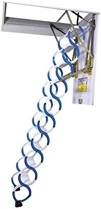 Quick Free Standing Carbon Steel Structure Widening Stairs Folding Section Structure Loft Steel Stairs with Handrail Foot Step