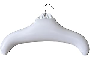 1 Pack 44x26cm Inflatable Travel Hangers, Lightweight Clothes Hangers for Camping, Business Trips & Home Use, Ideal for All W