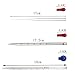 Thick Glass Graduated Measuring Cylinder Set 5ml 10ml 50ml 100ml with Two Brushes Three Pipettes