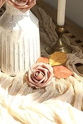 Floroom Artificial Flowers 25pcs Real Looking Warm