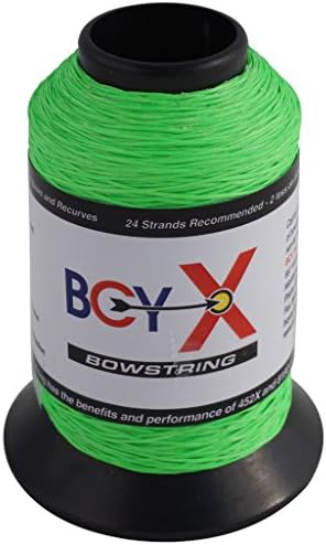 BCY X Bowstring Material Neon Green 1/8 lb.
